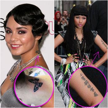 Vanessa Hudgens Reveals Angel Tattoo From Bang Bang Studio  See Photo   Allure