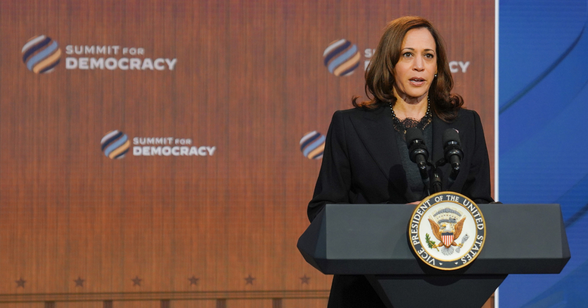 Kamala Harris Under Fire For Laughing About Ukrainian Refugees