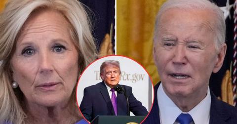 Photo of Jill and Joe Biden, Donald Trump