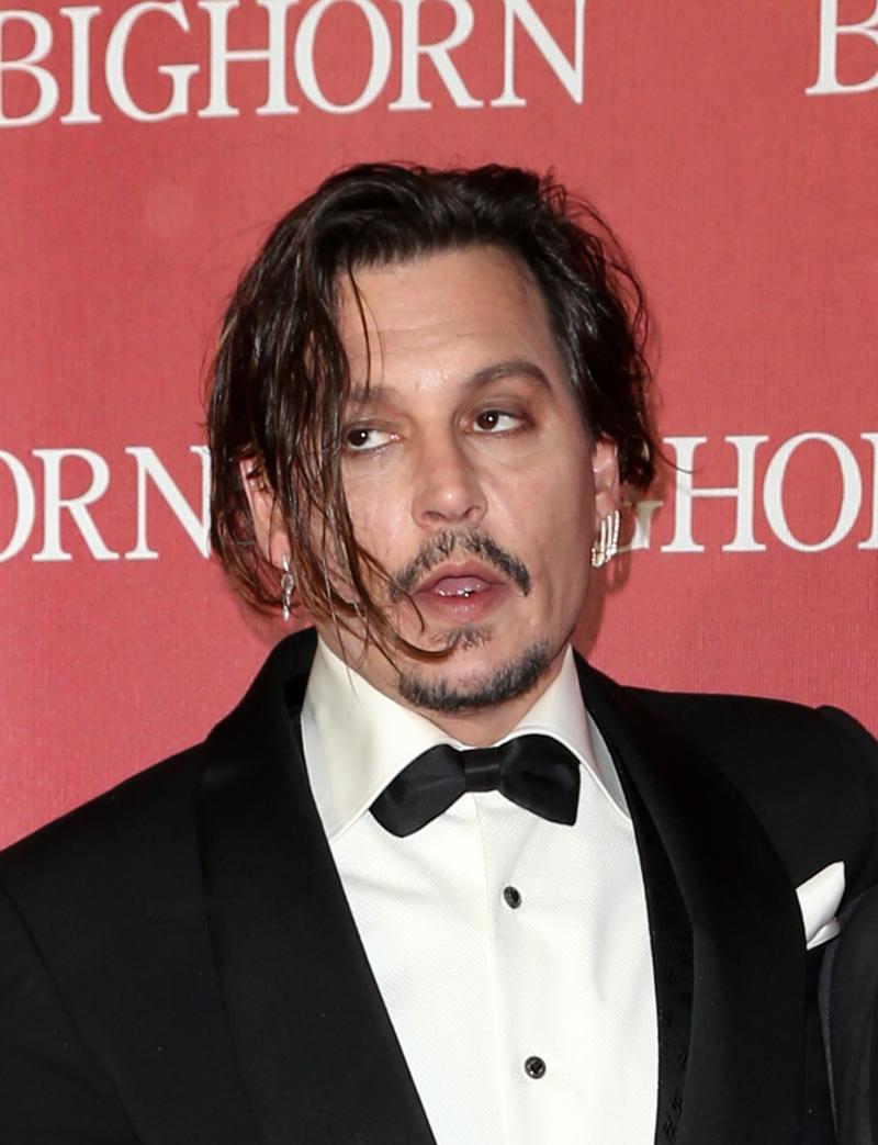 Downward Spiral Bloated Bizarre Johnny Depp Shocks Fans At Film Festival