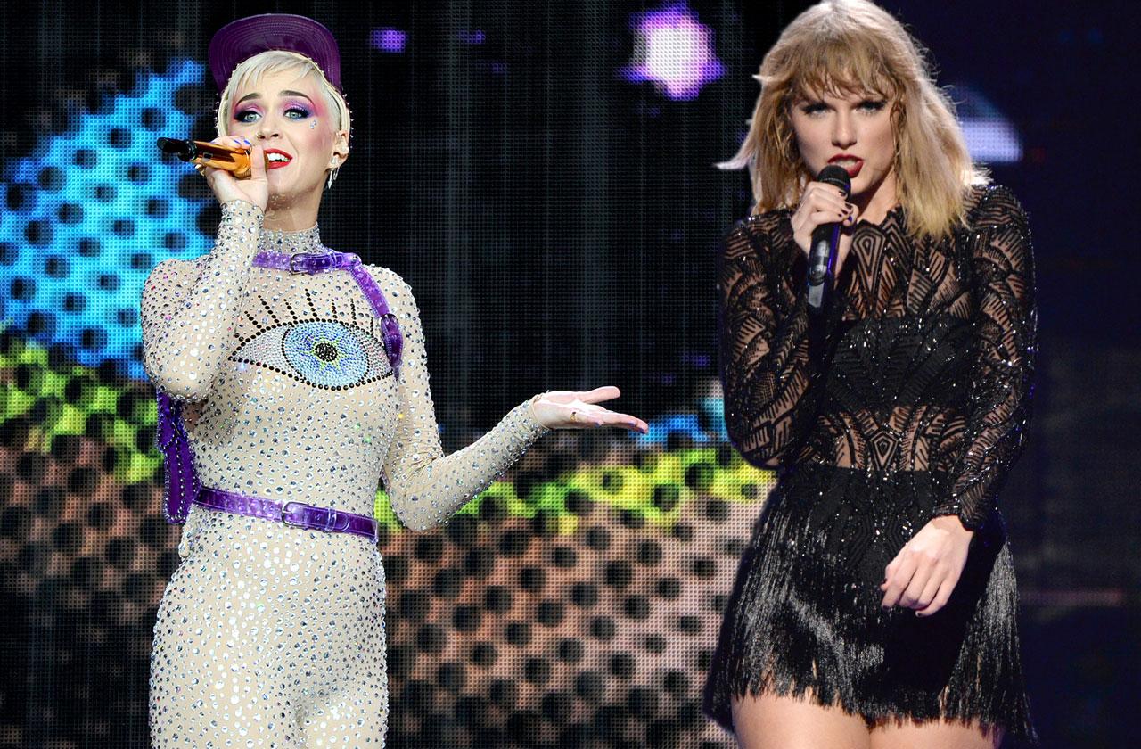 Taylor Swift And Katy Perry Perform Together At Mtv Video Music Awards