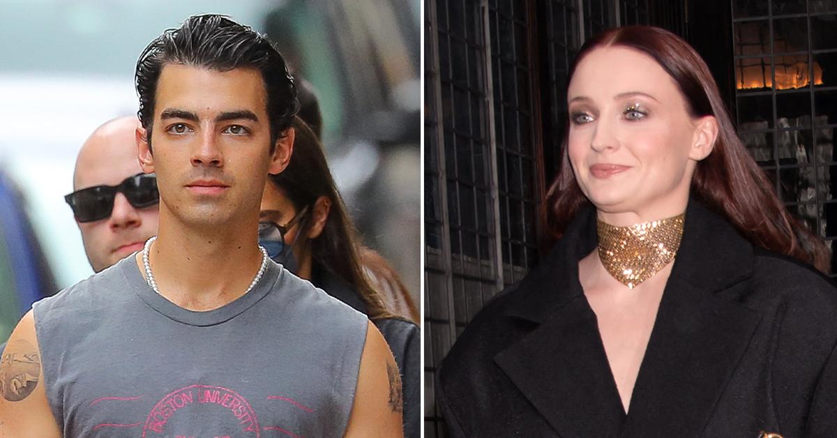 Sophie Turner Kisses Joe Jonas, Hilariously Fakes Baby Bump at