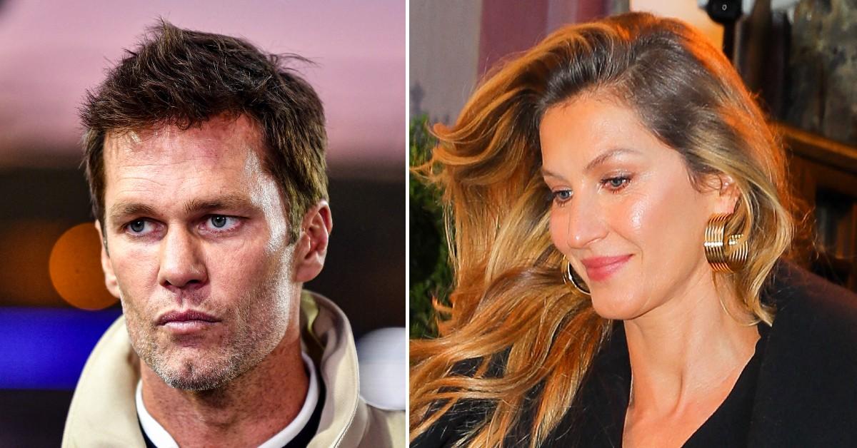 Composite photo of Tom Brady, Gisele Bündchen