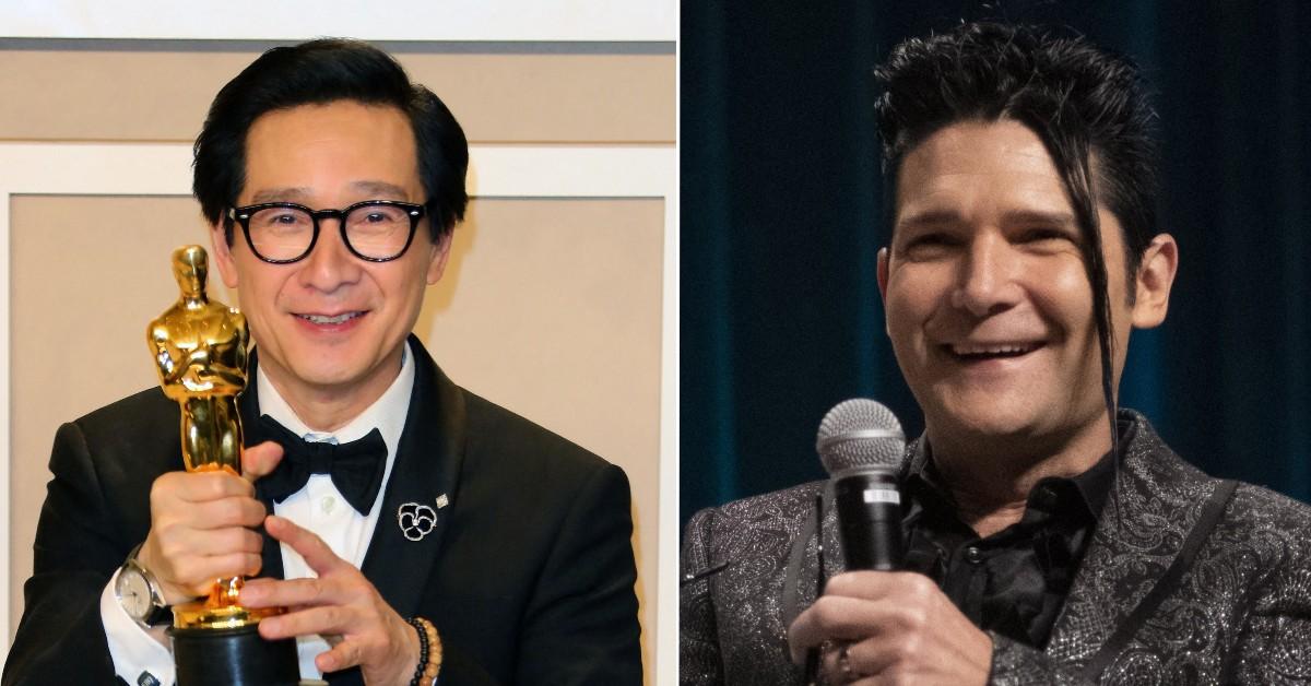 Ke Huy Quan Hit Up By ‘Goonies’ CoStar Corey Feldman Who Hopes Oscar