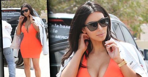 Kim Kardashian Breast Photos -- Kim Bares Body With Kanye West Amid Divorce Rumors