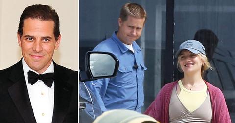 hunter biden wife secret security starbucks photos renting malibu mansion r