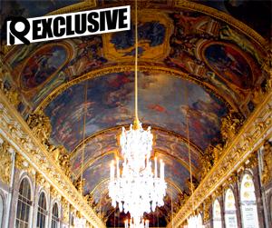 //kim kardashian kanye west married versailles hall of mirrors tall