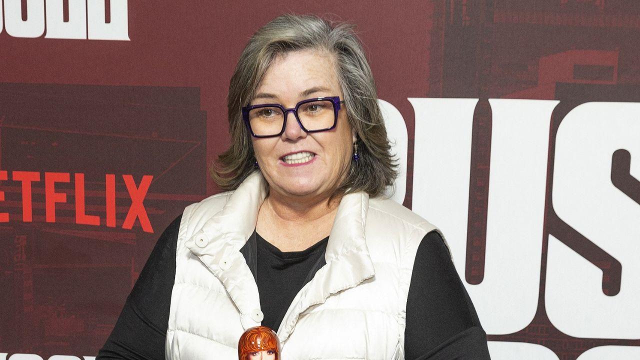 image of Rosie O'Donnell defended Jimmy Kimmel and his First Amendment right.