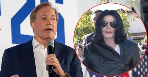 Split image of Ken Paxton and Michael Jackson