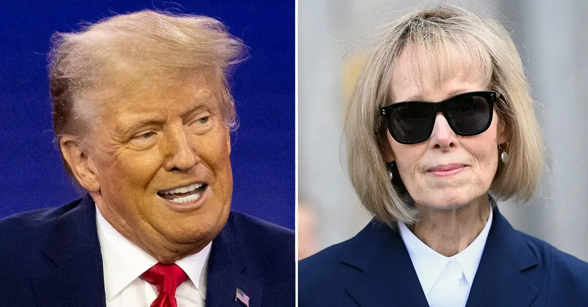 donald trump attacks e jean carroll hours before courtroom showdown defamation trial  million damages