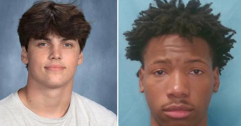 Austin Metcalf (left) was allegedly stabbed to death by Karmelo Anthony (right).