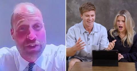 Photo of Prince William, Robert Irwin and Witney Carson