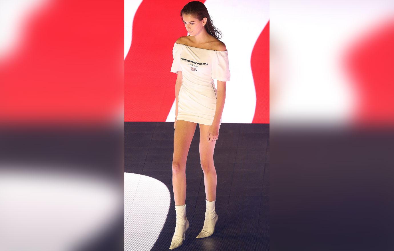 Kaia Gerber Looks Scary Skinny On Catwalk