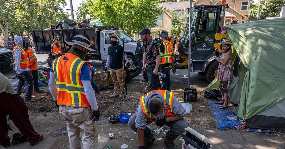 sacramento homeless encampment mega