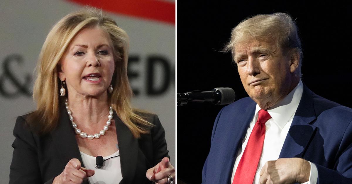 marsha blackburn using fbi raid trump fundraising push mar a lago pp