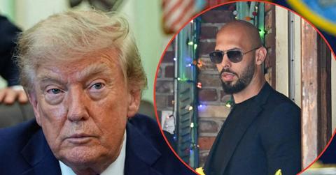 Photo of Donald Trump and Andrew Tate