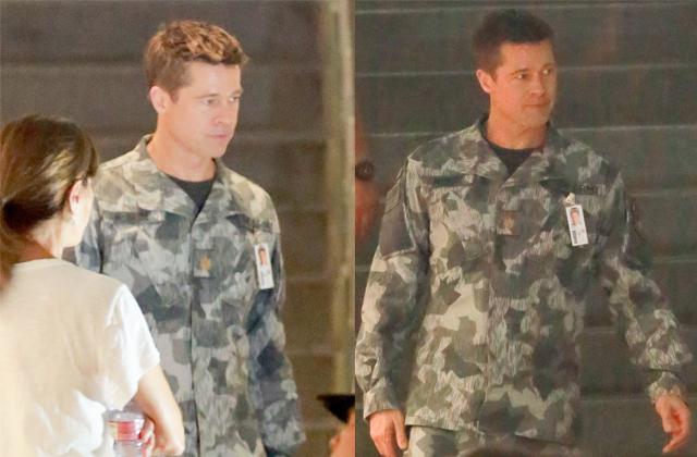 //brad pitt wears military uniform for new movie ad astra pp