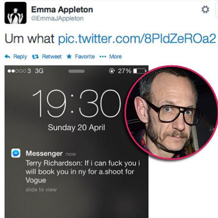 Quid Pro Perv? Model Claims Terry Richardson Tried To Dangle ‘Vogue