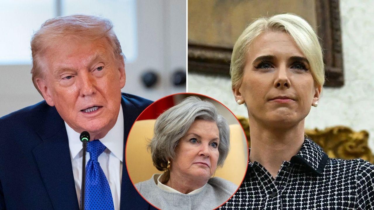 Photo of Donald Trump, Natalie Harp, Susie Wiles