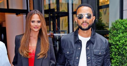 chrissy teigen pregnant expecting rainbow baby with john legend pp
