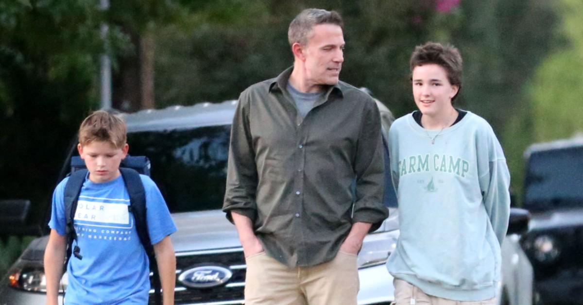 ben affleck takes kids samuel fin for ice cream