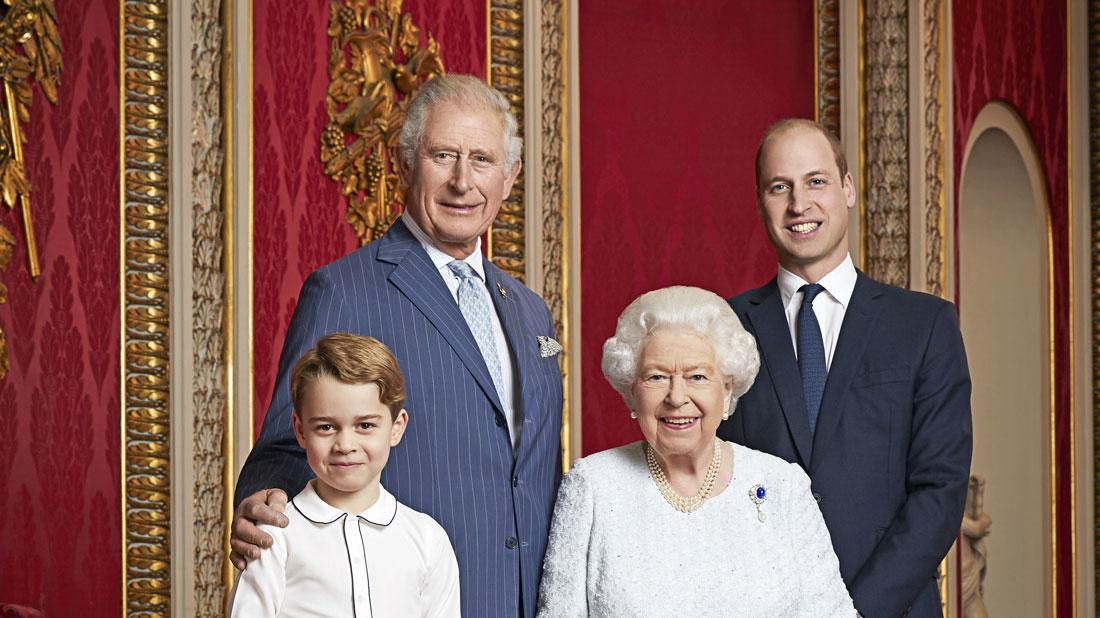 Portrait of the Queen and three future kings released