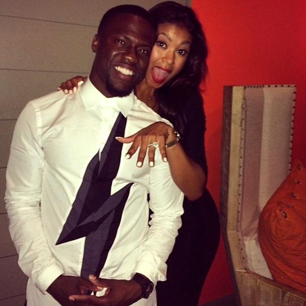 //kevin hart engagement pics