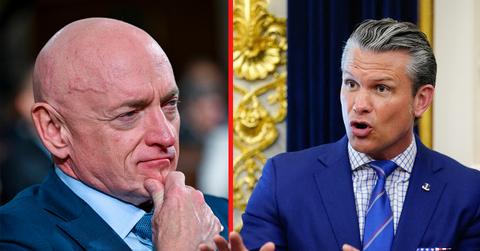 Mark Kelly ,Pete Hegseth