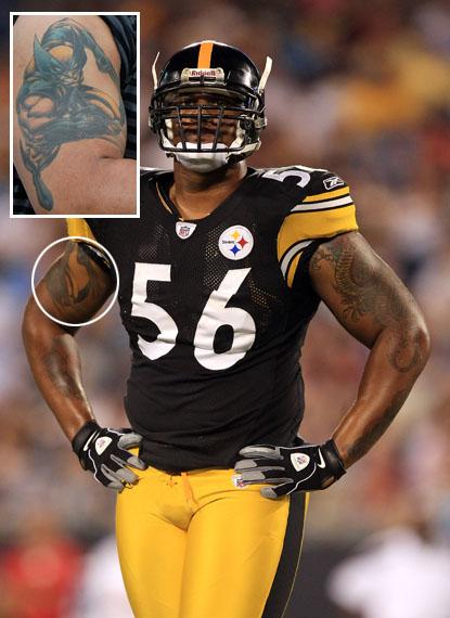 //lamar woodley bad tattoos nfl