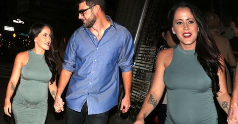 jenelle evans baby bump tight dress david eason boyfriend