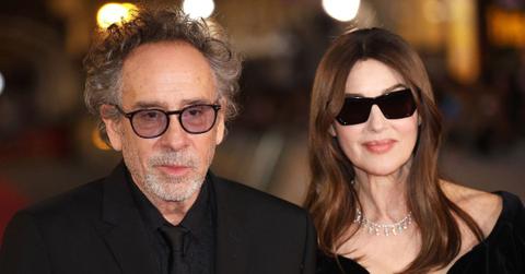 picture of Tim Burton and Monica Bellucci