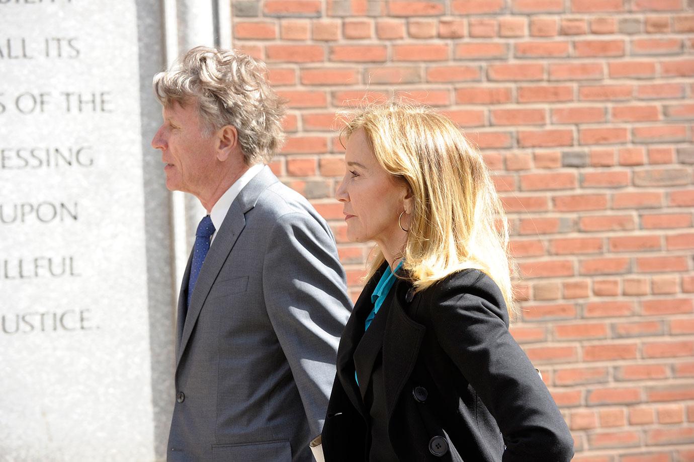 Felicity Huffman Arrives In Boston Court To Face Charges In College Admissions Scandal