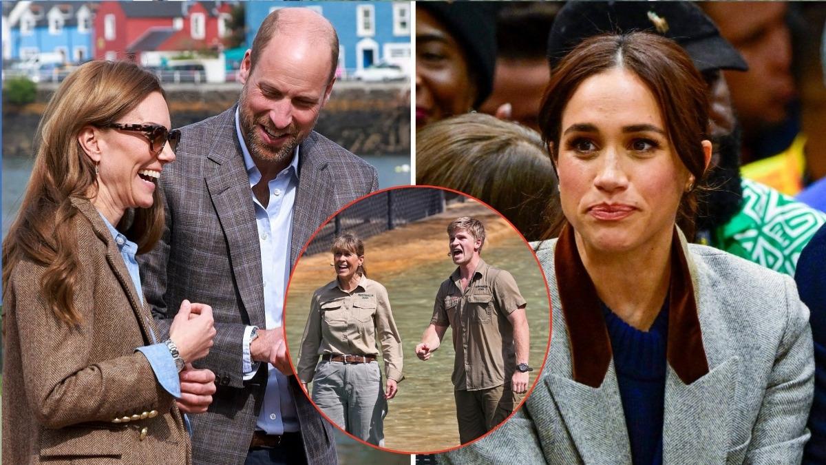 Photo of Princess Catherine, Prince William, Meghan Markle, Terri and Robert Irwin