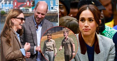 Photo of Princess Catherine, Prince William, Meghan Markle, Terri and Robert Irwin