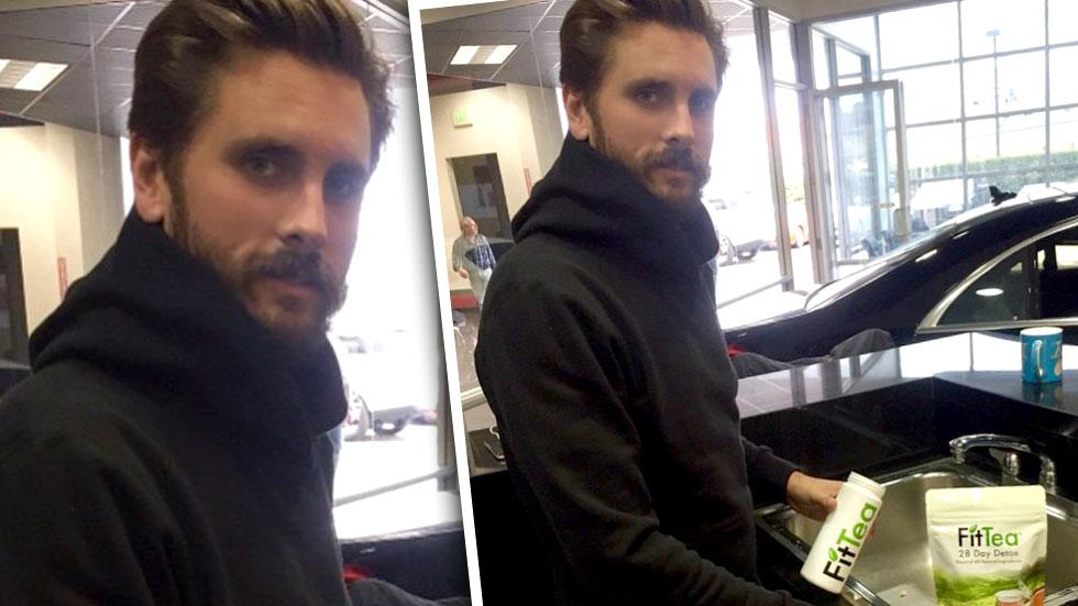 Scott Disick FitTea Photo