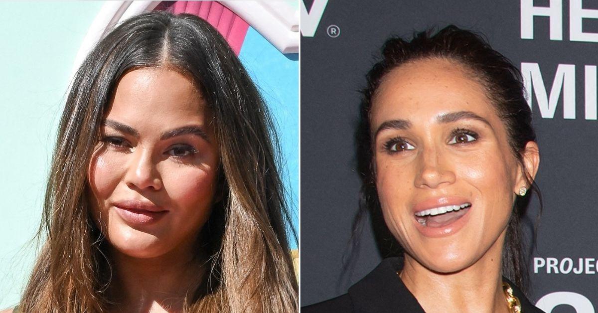 picture of Chrissy Teigen and Meghan Markle