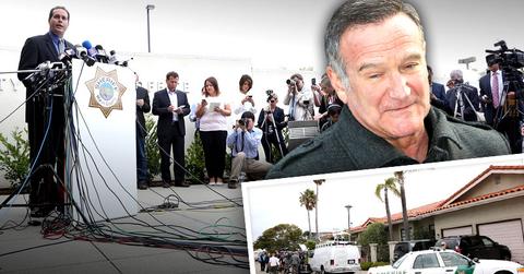 //robin williams suicide cut wrists belt around neck pp sl