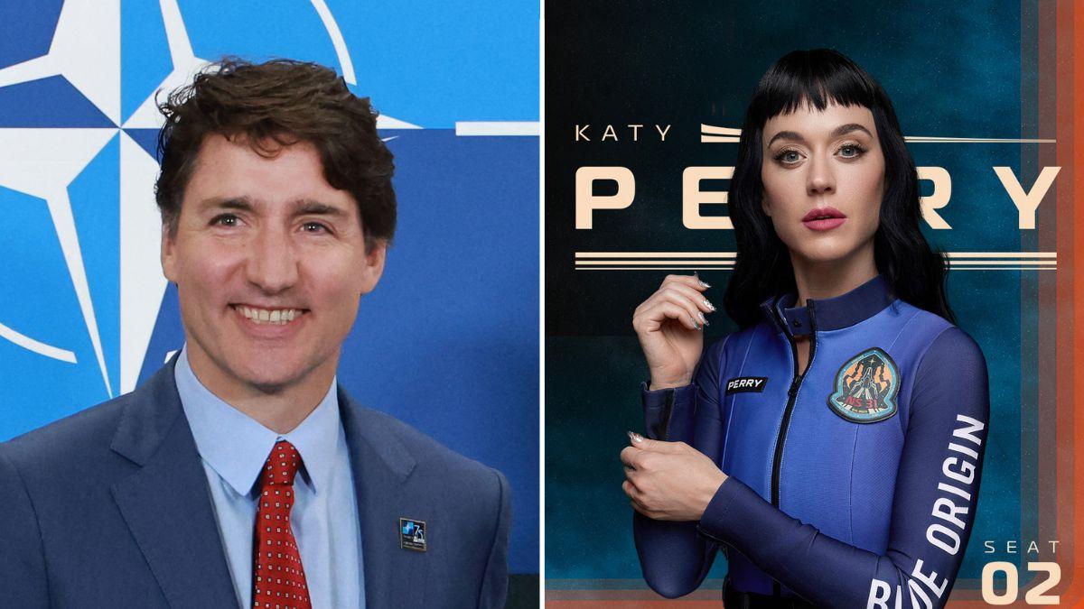 picture of Justin Trudeau and Katy Perry