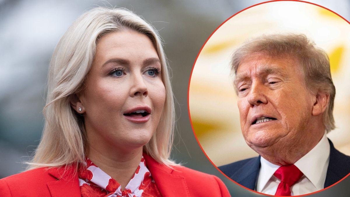 Photo of Karoline Leavitt, Donald Trump