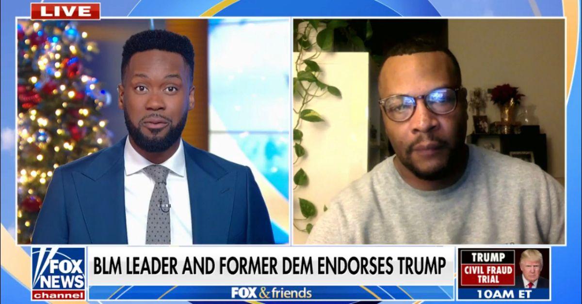 blm leader endorses donald trump  slams democrats racist policies