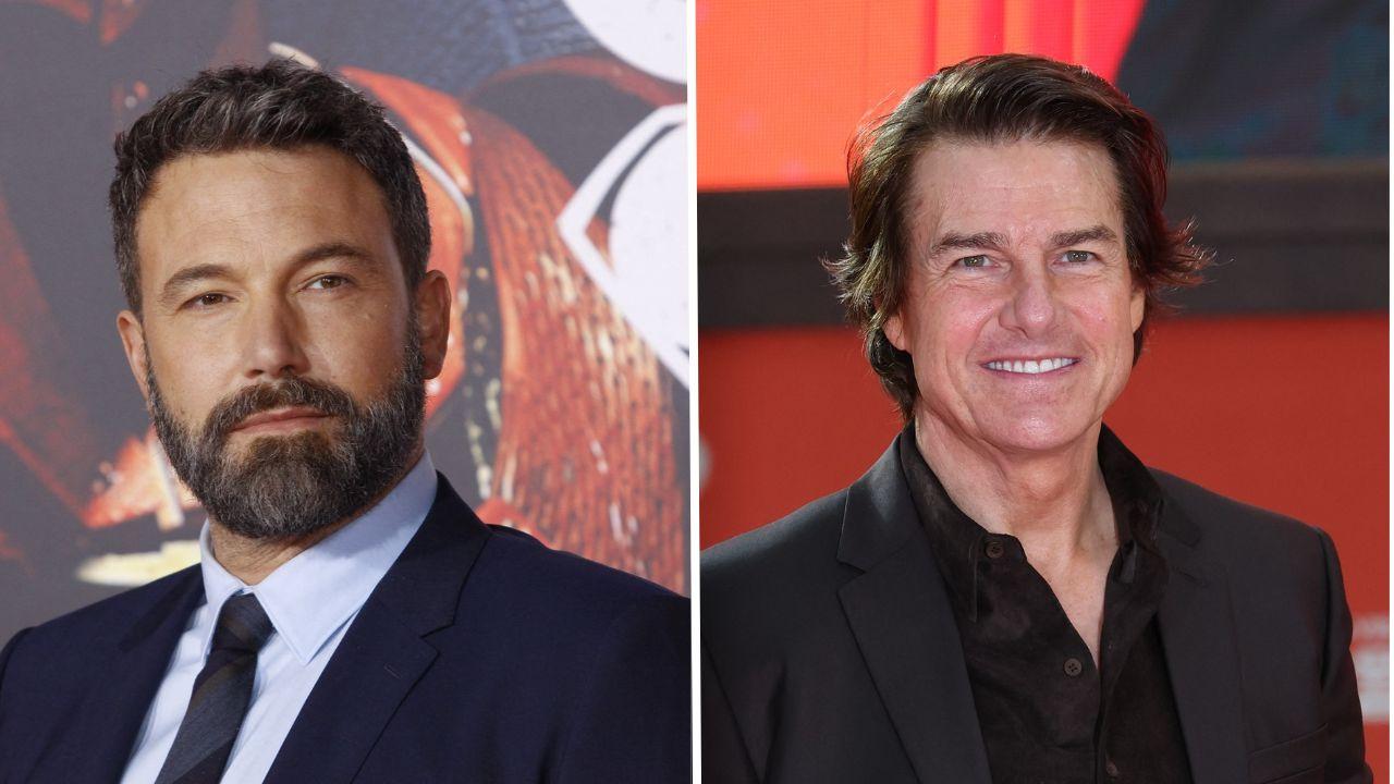 Split photos of Tom Cruise and Ben Affleck
