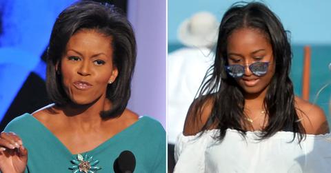 michelle obama wants sasha to get job graduation