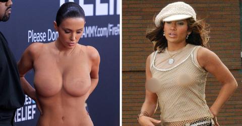 Split photo of Bianca Censori, Jennifer Lopez