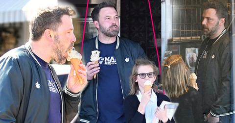 //ben affleck rehab kids ice cream pp