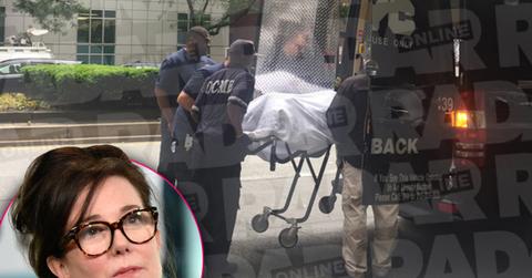 kate spade dead body bag suicide death scene photos