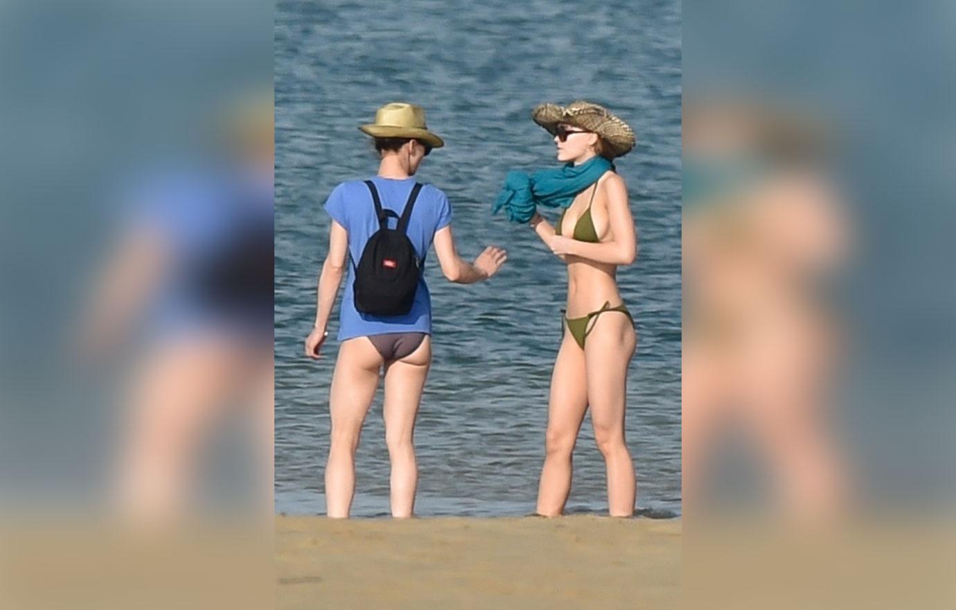 Lily rose depp thin ribs bikini