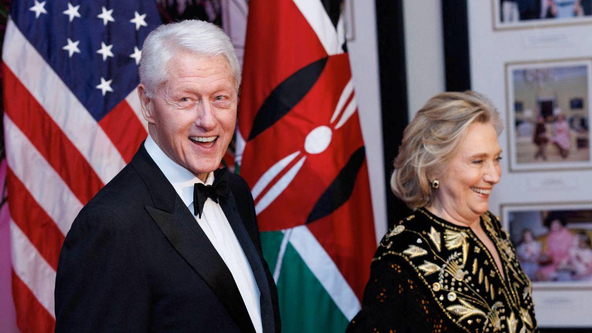 picture of Bill Clinton and Hillary Clinton