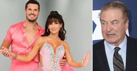 Split photo of Hilaria Baldwin and Alec