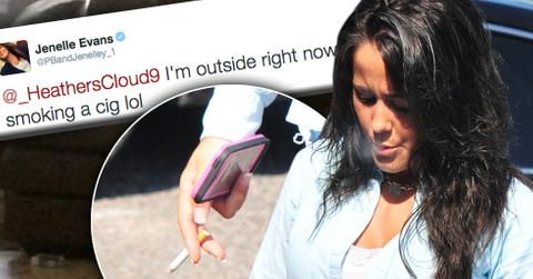 //jennelle evans smoking while pregnant