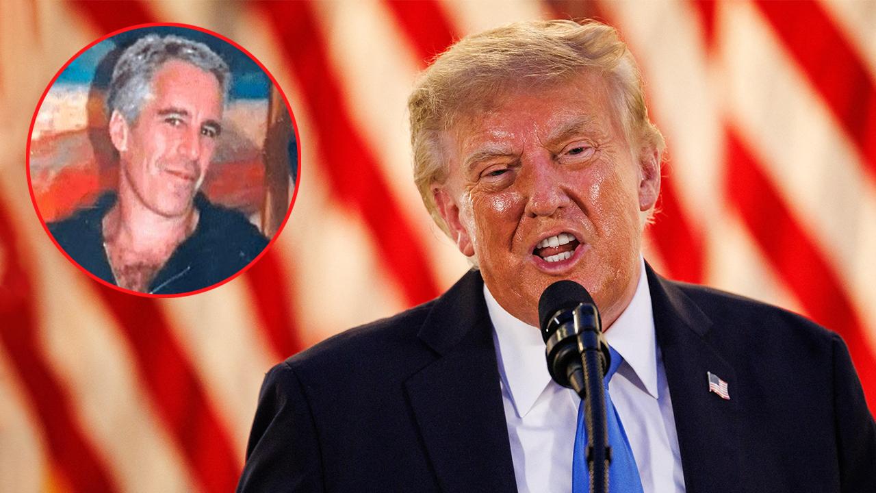 Photo of Donald Trump, Jeffrey Epstein